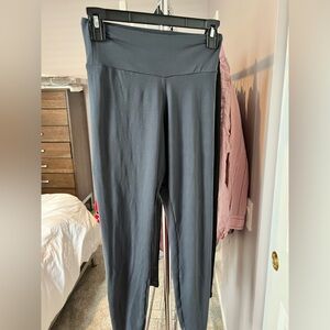 Express Gray Leggings High-Rise Stretch